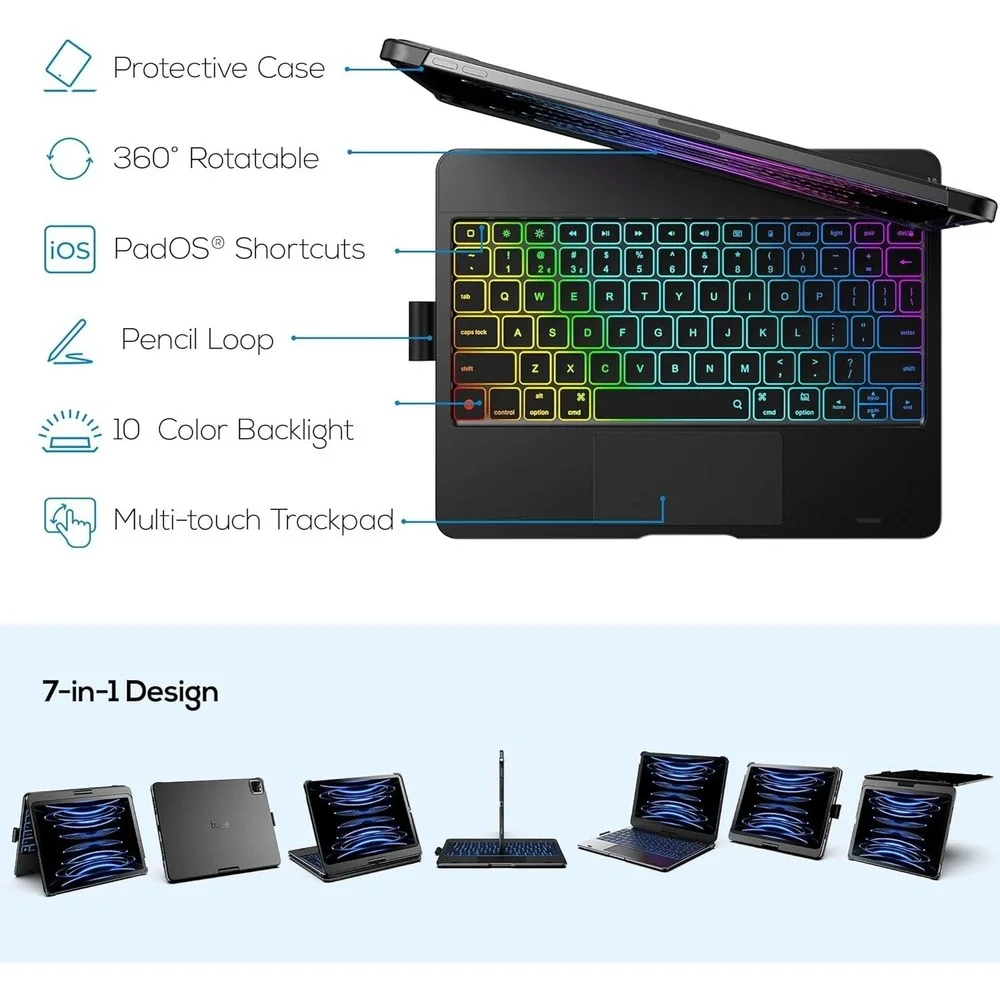 Keyboard Case for iPad Air 11